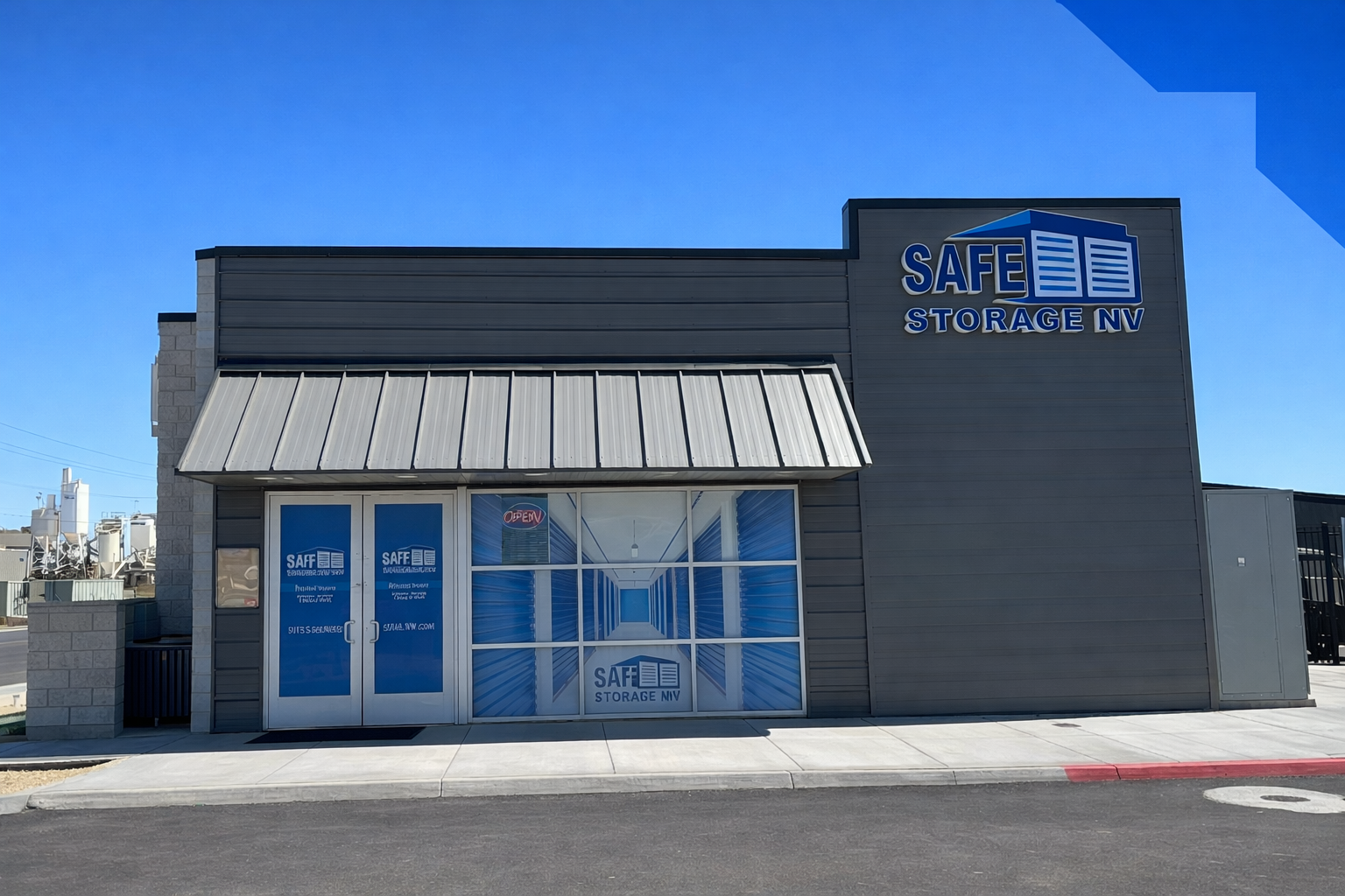 Gated access at Safe Storage Fernley self storage facility